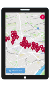 Photo de la map des activités disponibles lors de l'Explora de Paris